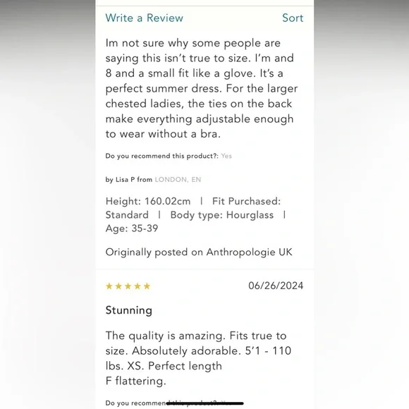 Anthropologie NWT Maeve Drop-Waist Mini Dress size L. - Picture 14 of 16